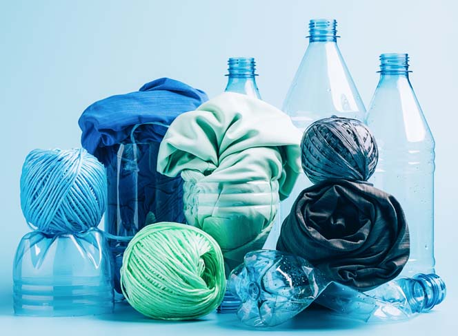 プラスチック材料をはかる